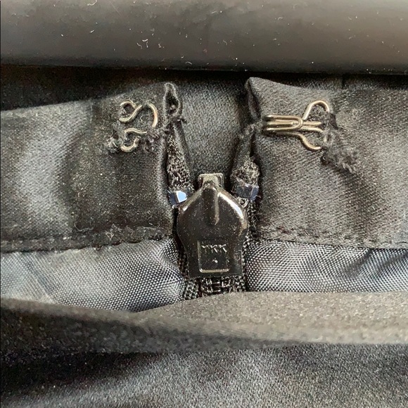 Christmas Black Satin & Velvet Circle Skirt - Picture 5 of 7